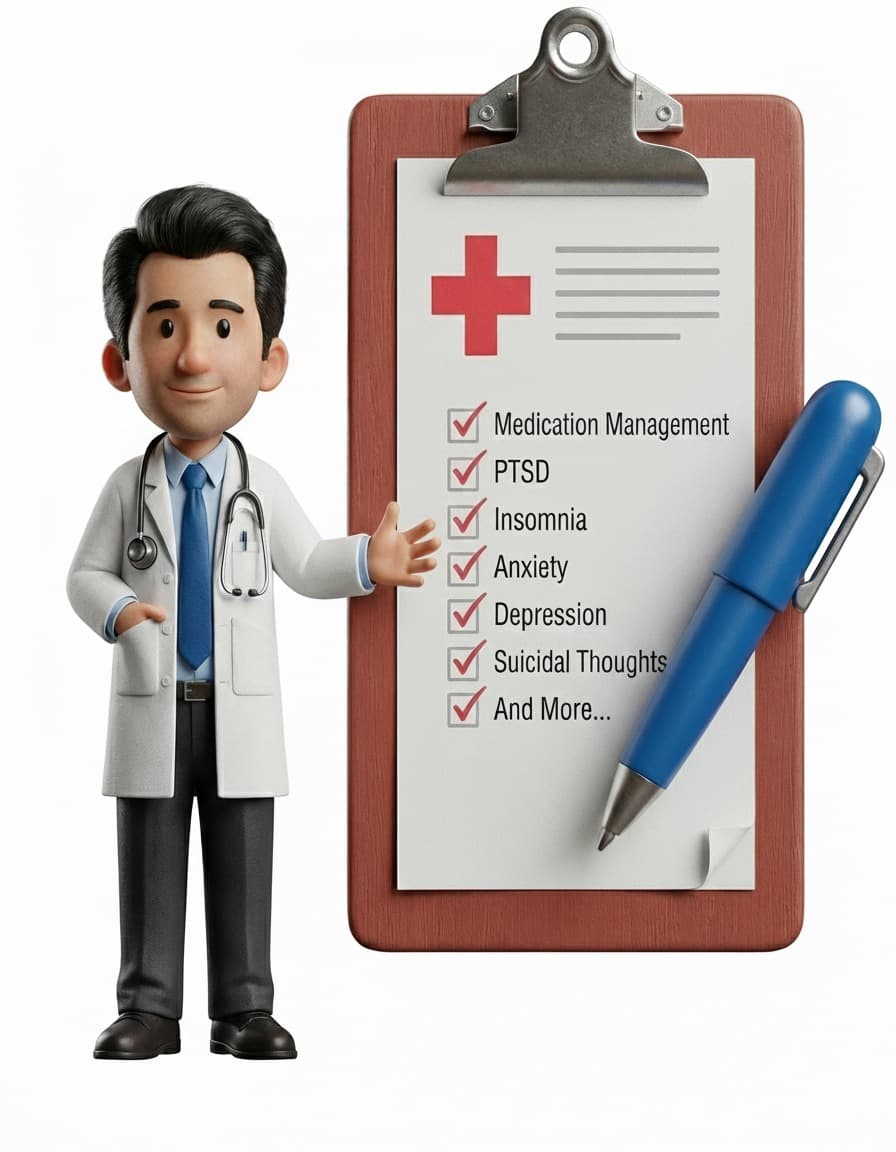 Doctor holding tablet